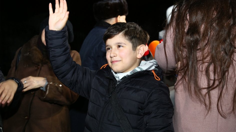 Füzuli şəhərinə növbəti köç karvanı yola düşüb (FOTO)