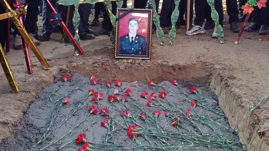 Şəhid hərbçimiz Hacıəli Qasımov Tovuzda dəfn olunub