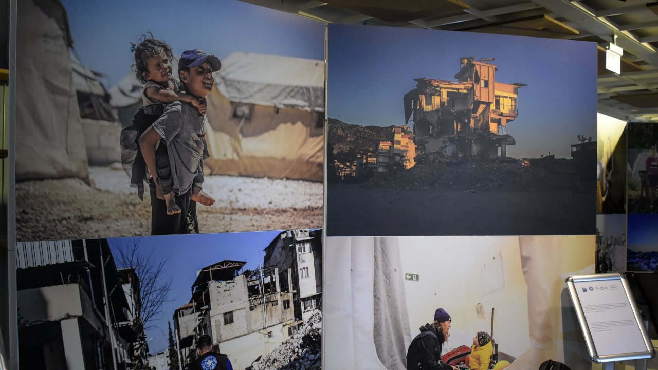 Dünya Doktorları Derneği'nden deprem fotoğrafları sergisi