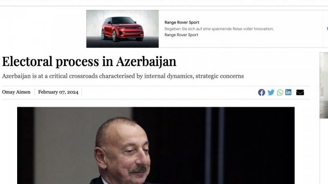 Azərbaycanda prezident seçkiləri beynəlxalq mətbuatın diqqət mərkəzindədir (FOTO)