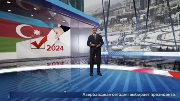 Rusiyanın “Birinci kanal” televiziyası səsvermənin gedişini işıqlandırıb