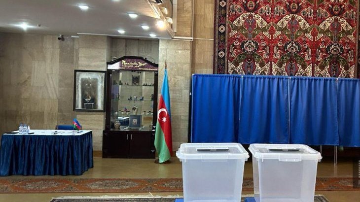 Azərbaycanın Rusiyadakı səfirliyindəki seçki məntəqəsində səsvermə başlayıb