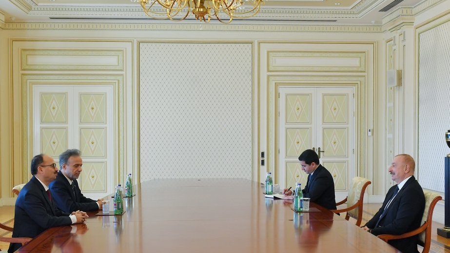 President Ilham Aliyev receives TURKPA SecGen, head of int'l election observation mission