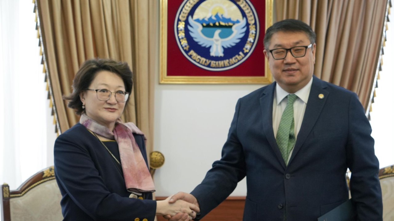 Türk Kültür ve Miras Vakfı Başkanının Kırgız Cumhuriyeti ziyareti başladı