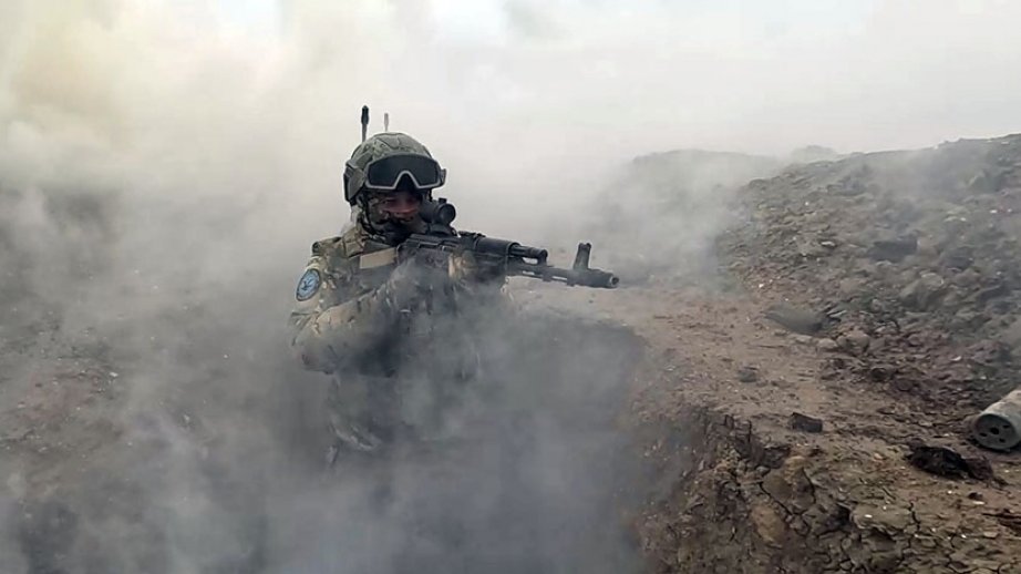 HDQ-nin Dəniz xüsusi təyinatlıları ilə təlim məşqləri keçirilib, zərbə PUA-sı tətbiq edilib