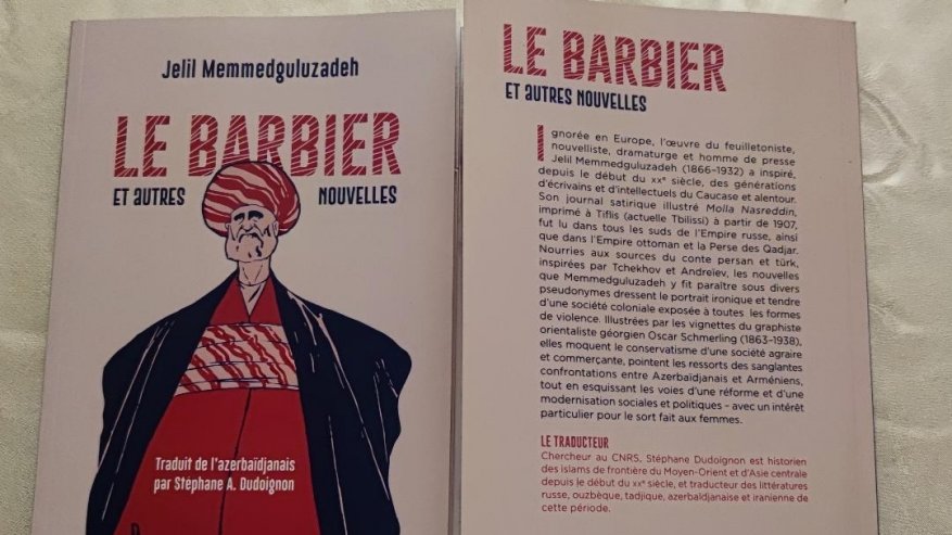 Cəlil Məmmədquluzadənin əsərləri Parisdə fransız dilində nəşr olunub