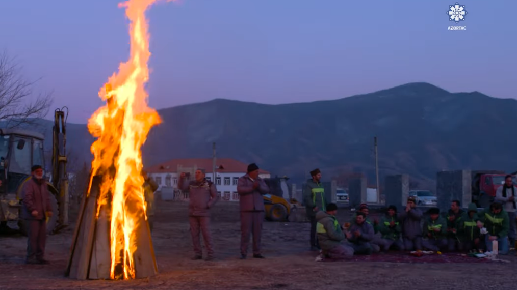 Xocalıda uzun illərdən sonra Od çərşənbəsi qeyd olunub