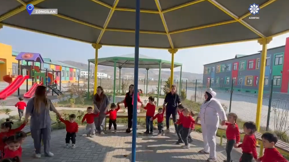 Ağalıda uşaqların çərşənbə sevinci