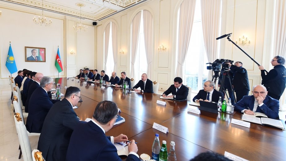 Azərbaycan Prezidenti: Qazaxıstanın uğurları bizi sevindirir