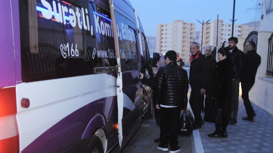 Füzuli şəhərinə növbəti köç karvanı yola salınıb