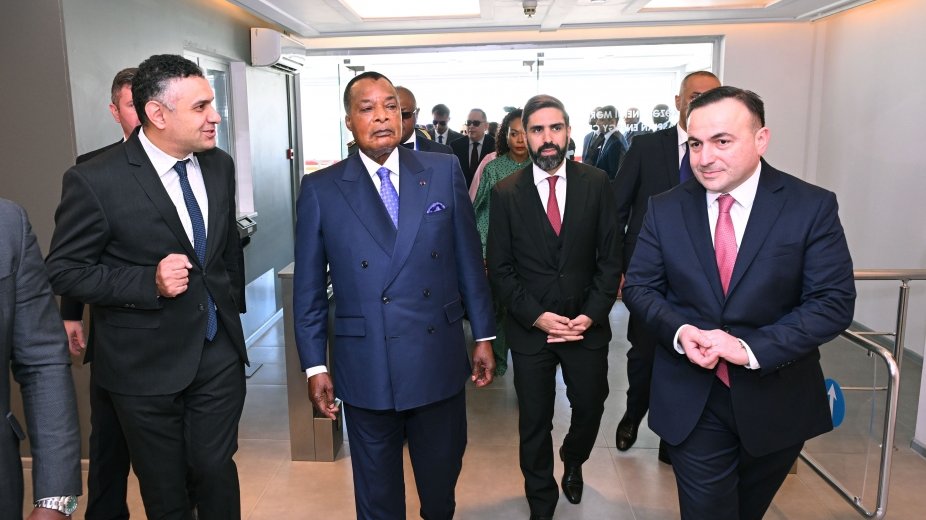 Konqo Prezidenti Deni Sassu-Nqesso Səngəçal terminalında olub