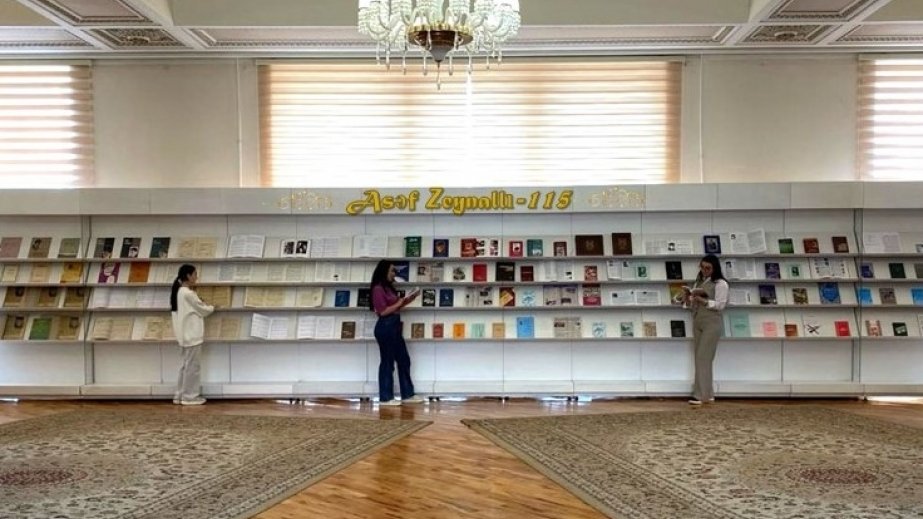 “Asəf Zeynallı – 115” adlı kitab sərgisi açılıb