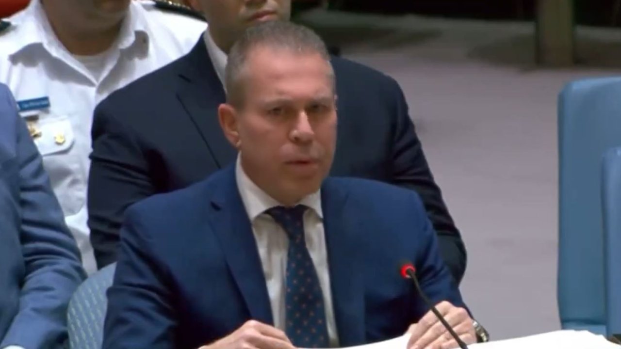 Israel's UN Ambassador Erdan calls for sanctions against Iran