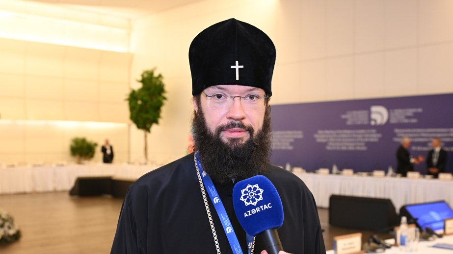 Moskva Patriarxlığının nümayəndəsi: Azərbaycanda dinlərarası münasibətlərin çox gözəl modelini görürük