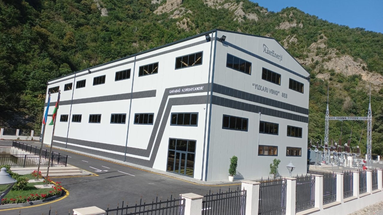 “Yuxarı Vəng” SES-də il ərzində 66 milyon kilovat-saatadək yaşıl enerji istehsal olunacaq
