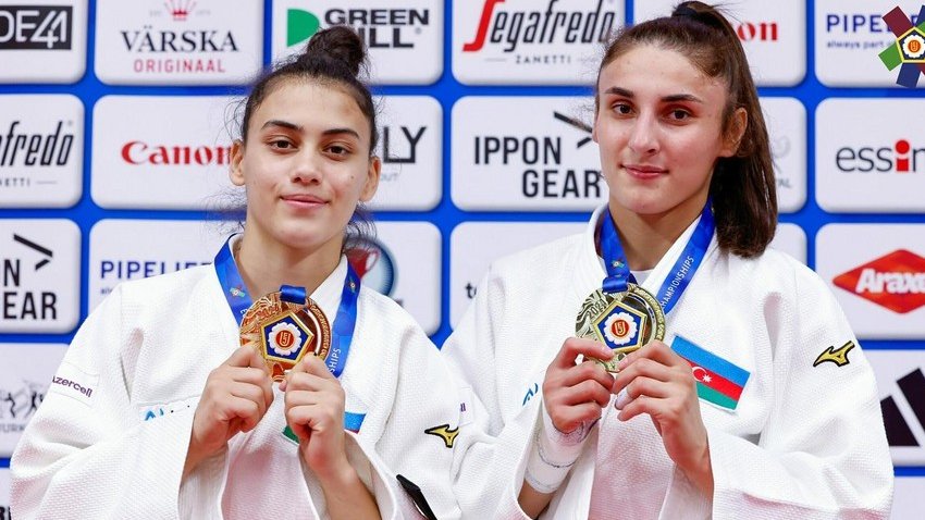 Azərbaycanın gənc qız cüdoçuları 25 ildən sonra rekordu təkrarlayıblar