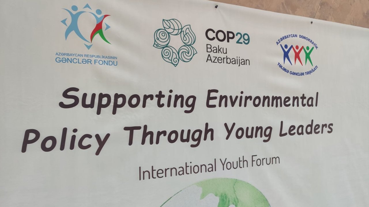 18 ölkənin gənc liderləri COP29-a beynəlxalq ictimai dəstək üçün Bakıda toplandı