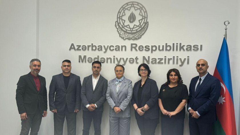 Mədəniyyət Nazirliyində türkiyəli kino təhsili mütəxəssisləri ilə görüş keçirilib