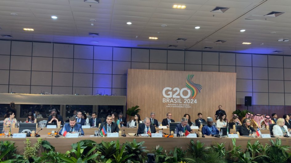 Braziliyada keçirilən G20 tədbirində Azərbaycanın turizm təcrübəsi təqdim edilib