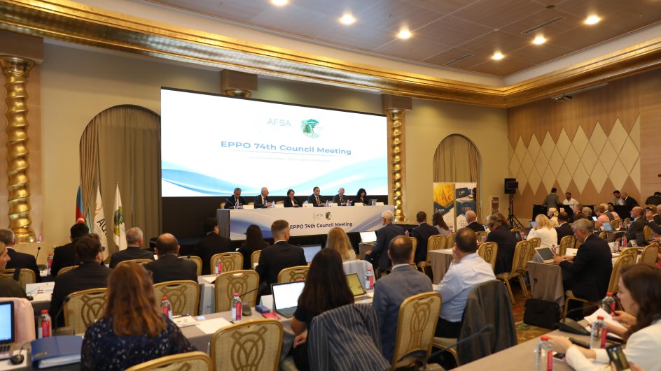 Bakıda Bitki Karantini və Mühafizəsi üzrə Avropa və Aralıq Dənizi Təşkilatı Şurasının 74-cü sessiyası işə başlayıb