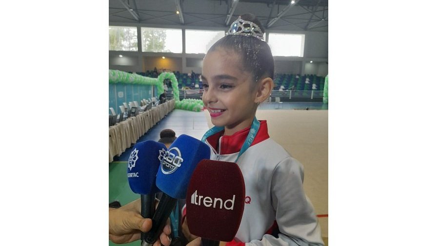 İDMAN   -   Bu gün qələbə qazanmağıma görə çox sevinirəm - “Ocaq Sport” klubunun gimnastı