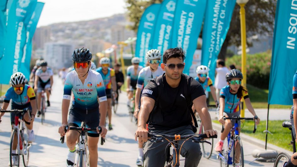 COP29  -    Bakıda Ümumdünya Avtomobilsiz Günü ilə əlaqədar veloyürüş təşkil olunub