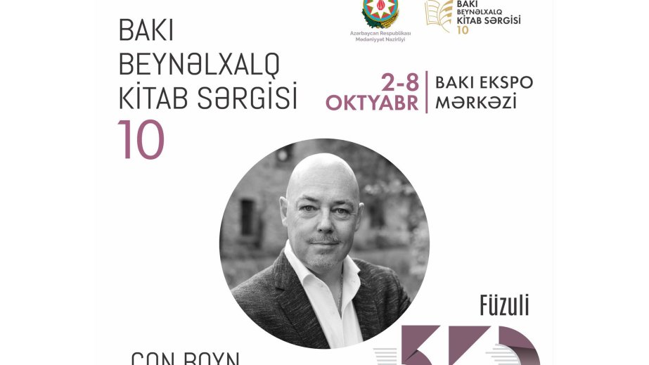 Dünyaşöhrətli irlandiyalı yazıçı Bakı Beynəlxalq Kitab Sərgisinin fəxri qonağı olacaq