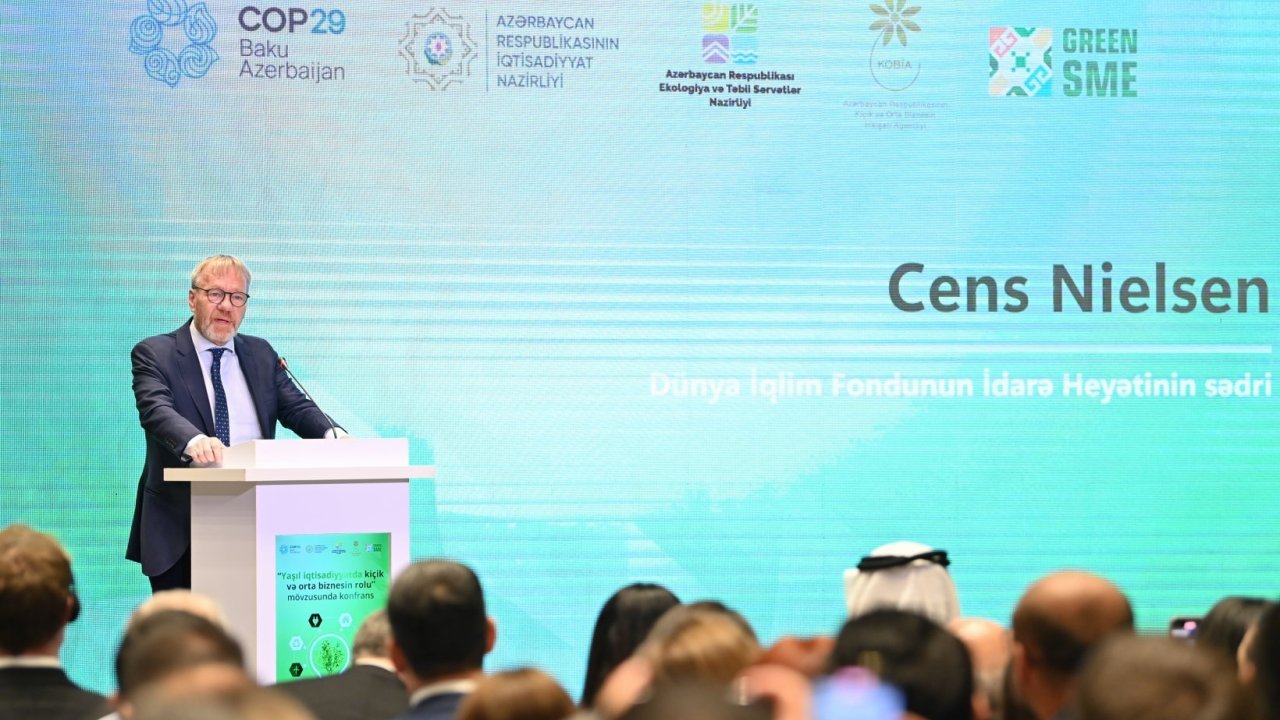 COP29  -  Dünya İqlim Fondunun icraçı direktoru iqlim maliyyələşdirilməsi üzrə vəsaitin cəlb edilməsindən danışdı
