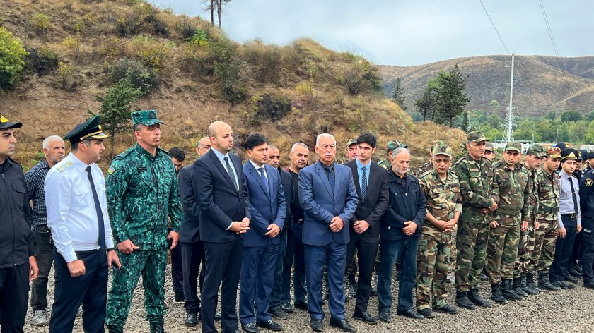 Zəngilanda şəhidlərin məzarları ziyarət olunub