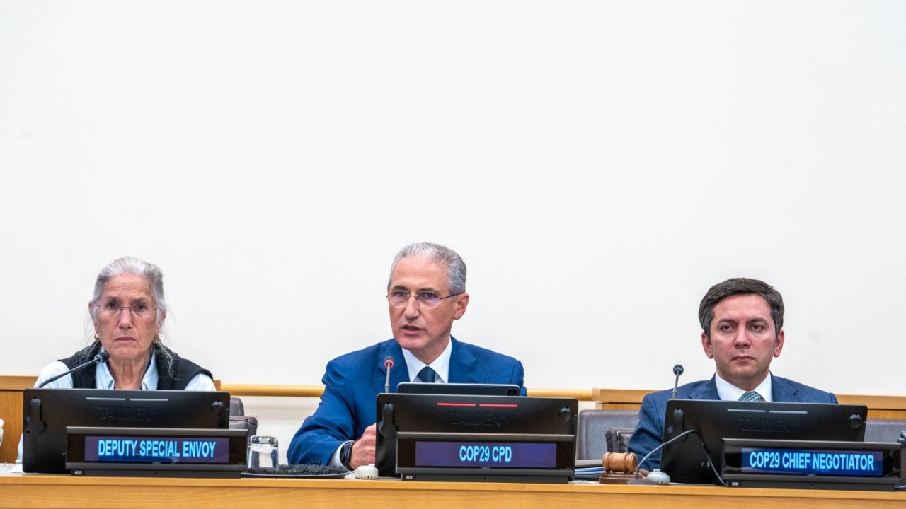 COP29  -   Nyu-Yorkda COP29 Sədrliyinin təşəbbüsü ilə İqlim Şəffaflığı üzrə Yüksək Səviyyəli Forum keçirilib (FOTO)