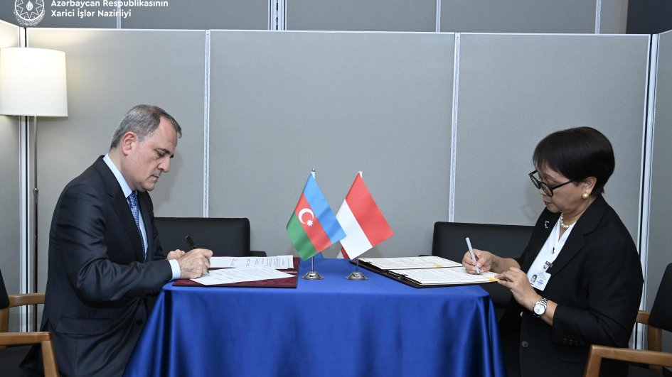 Azərbaycan və İndoneziya arasında diplomatik pasport sahiblərinin vizadan azad edilməsinə dair saziş imzalanıb