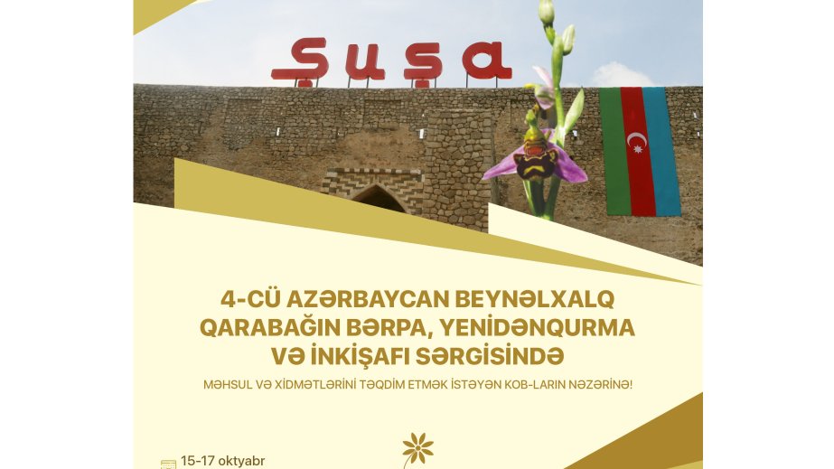 Bakıda növbəti “Rebuild Karabakh” sərgisi təşkil olunacaq