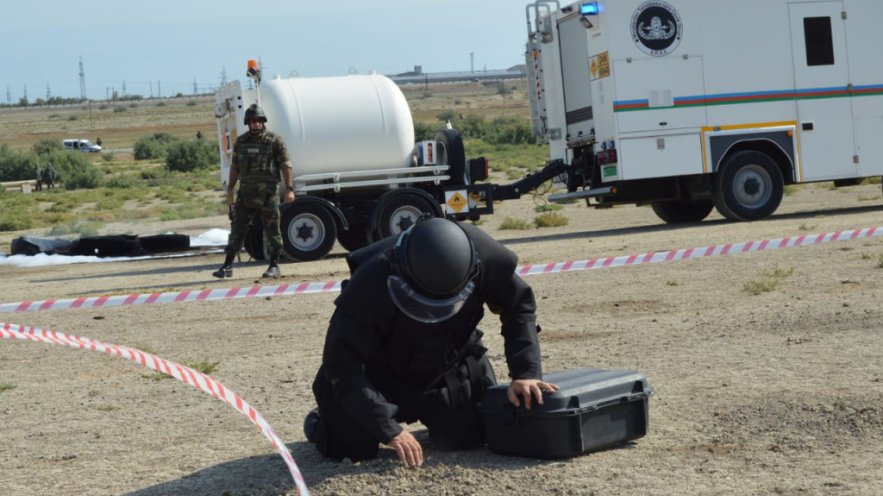 Strateji Obyektlərin Mühafizəsi Dövlət Agentliyinin regional idarəsində komanda-qərargah təlimi keçirilib