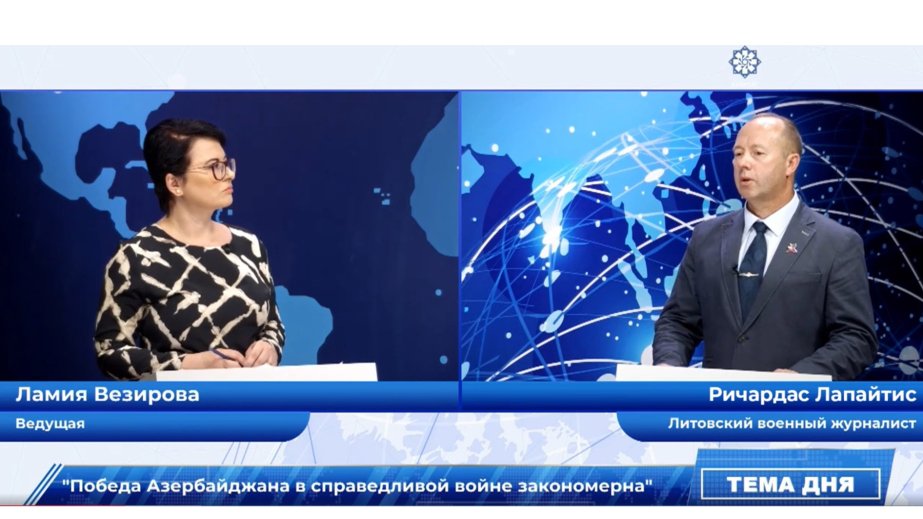 Riçardas Lapaytis: Xarıbülbül çiçəyi Azərbaycan əsgərinin Zəfərə inamının rəmzidir