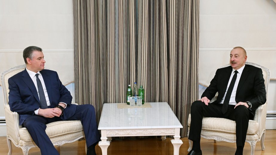 Prezident İlham Əliyev Rusiya Dövlət Dumasında Rusiya Liberal Demokrat Partiyası fraksiyasının rəhbərini qəbul edib YENİLƏNƏCƏK
