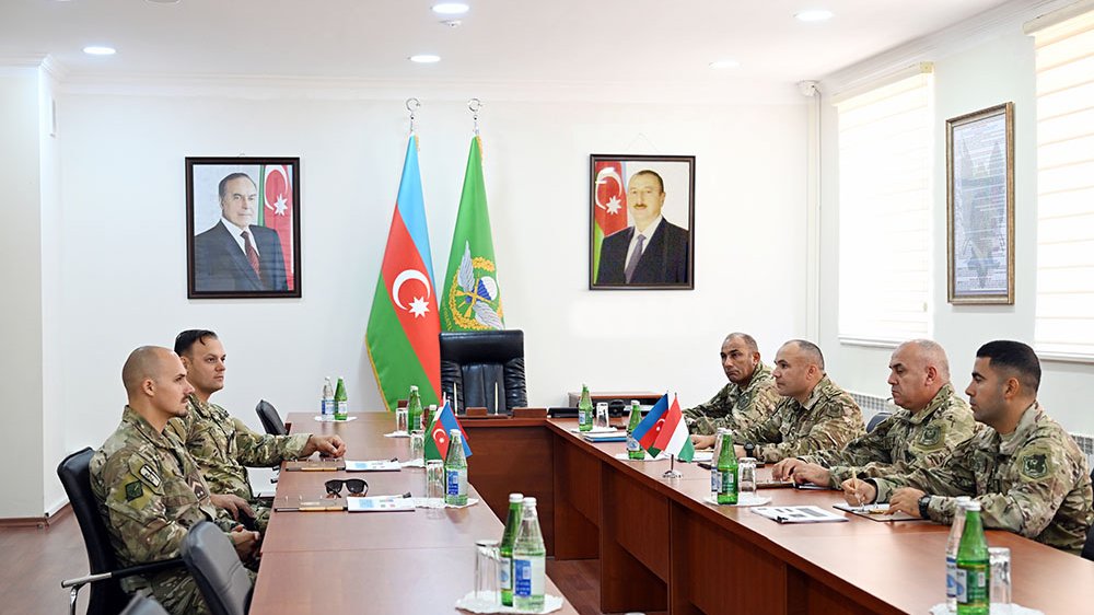 Macarıstanlı qonaqlar “N” hərbi hissəsində olublar -VİDEO