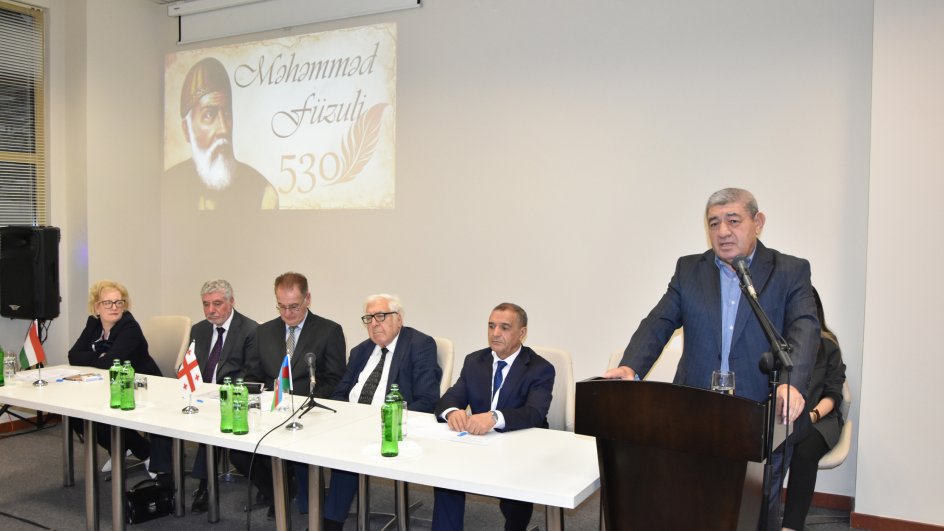 Məhəmməd Füzulinin 530 illiyinə həsr olunmuş beynəlxalq elmi konfrans keçirilib