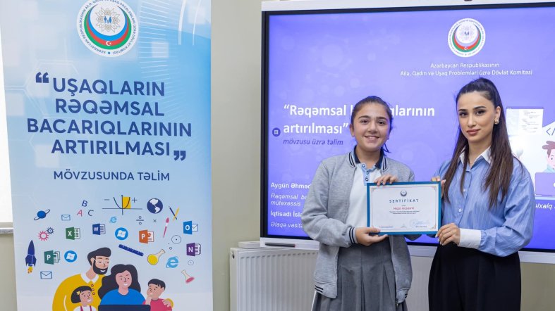 Zəngilanda uşaqların rəqəmsal bacarıqları artırılır