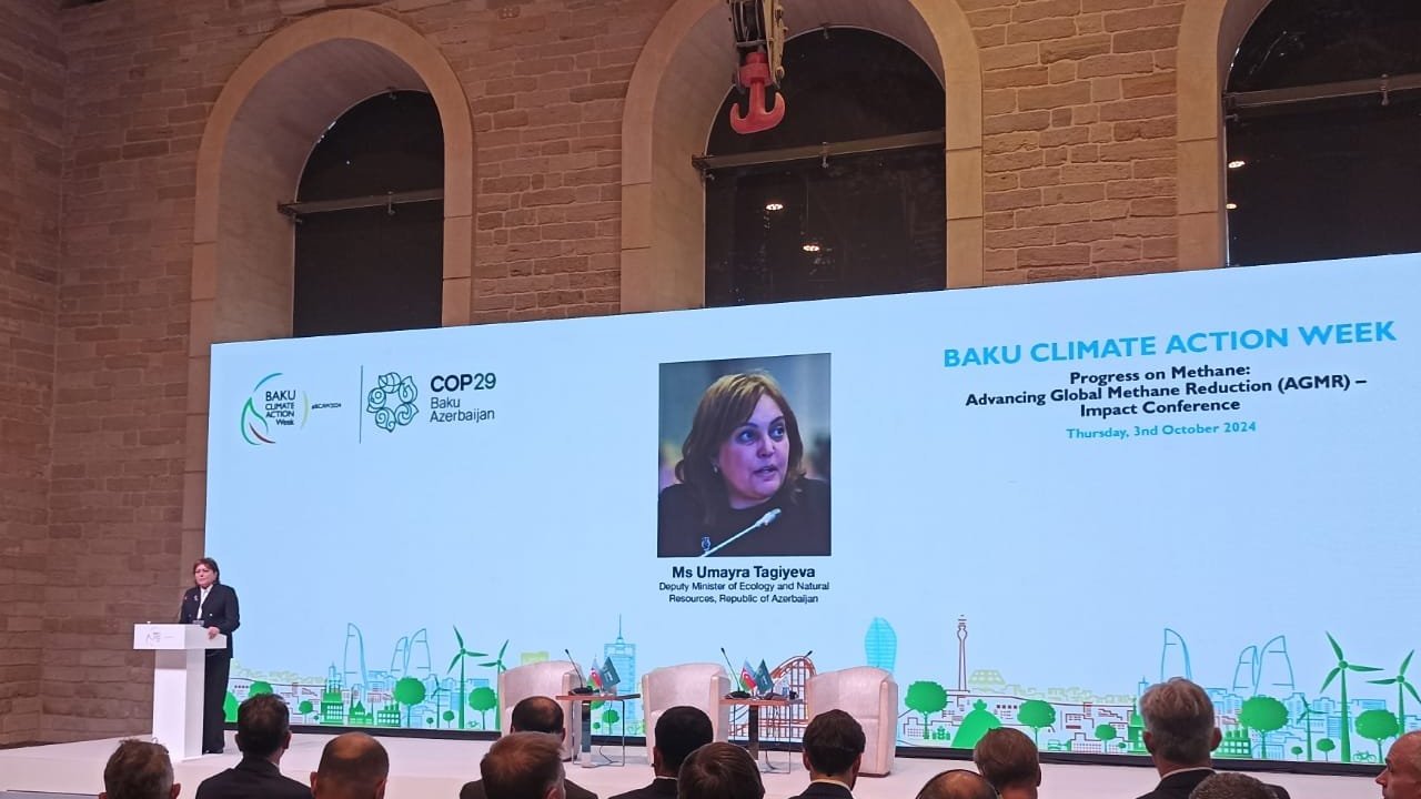 2030-cu ilə qədər istehsalat tullantısı olan metan emissiyalarını 30-35 faiz azaltmaq əsas məqsədlərdən biridir-Umayra Tağıyeva