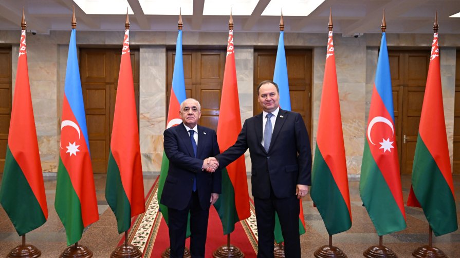 Minskdə Azərbaycanın və Belarusun baş nazirlərinin görüşü olub