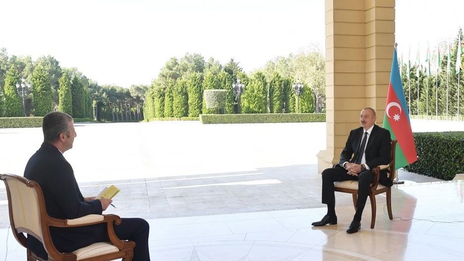 Zəfər xronikası. 7 oktyabr 2020-ci il: Prezident İlham Əliyev CNN-Türk televiziyasına müsahibə verib (VİDEO)