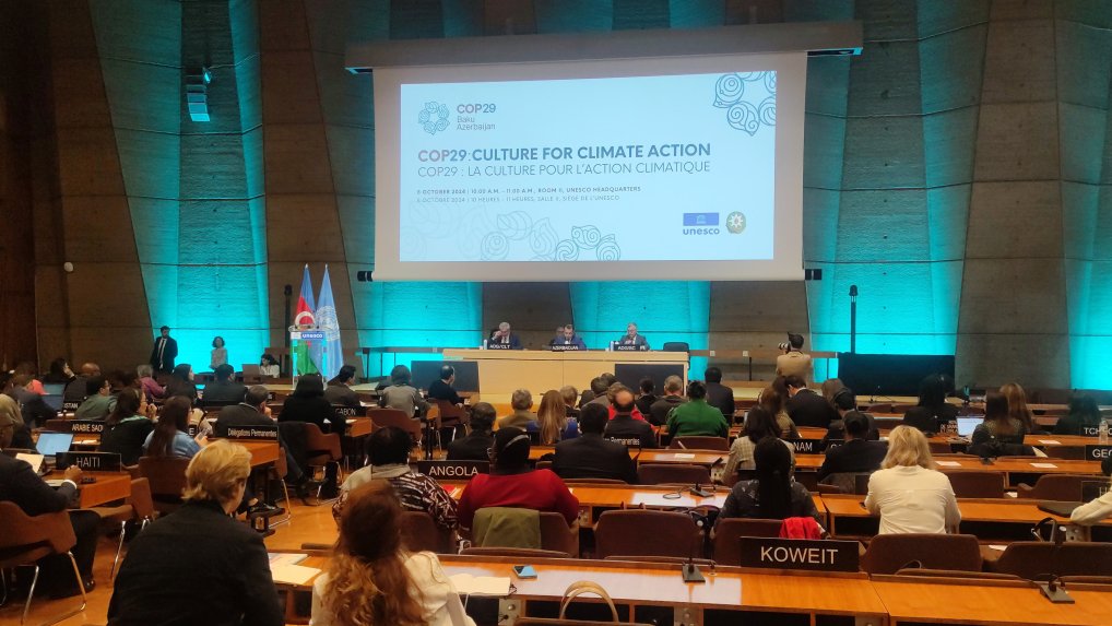 COP29:   UNESCO: Azərbaycanın COP29-a sədrliyi çərçivəsində C4C adlı təşəbbüsünə həsr edilmiş konfrans olub