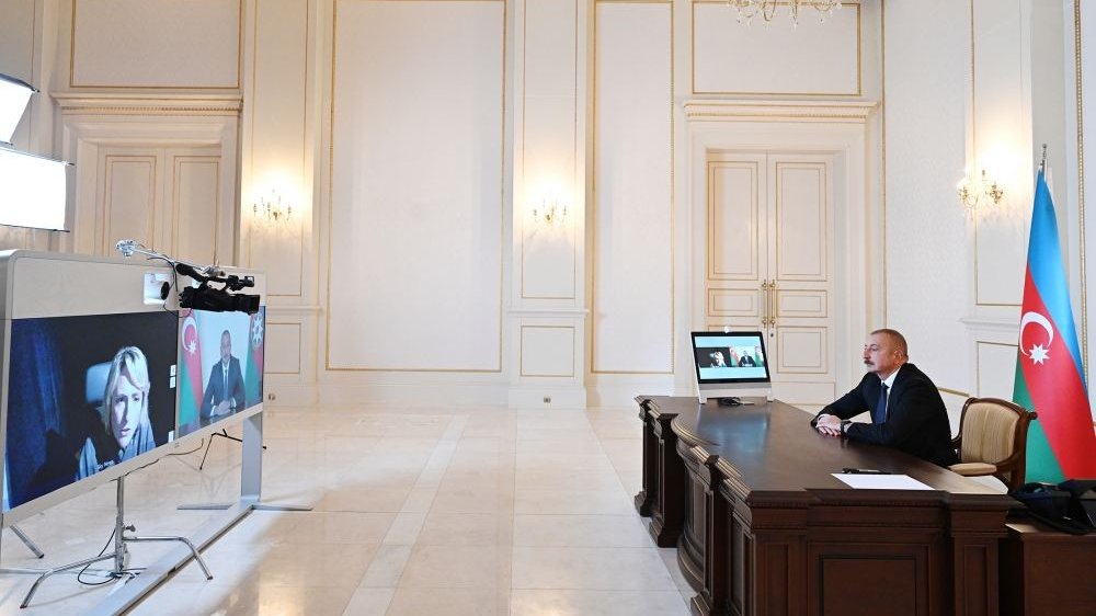 Zəfər xronikası. 9 oktyabr 2020-ci il: Prezident İlham Əliyev “Sky News” televiziya kanalına müsahibə verib (FOTO/VİDEO)