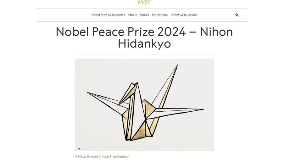 Nobel Sülh Mükafatı laureatının adı açıqlanıb