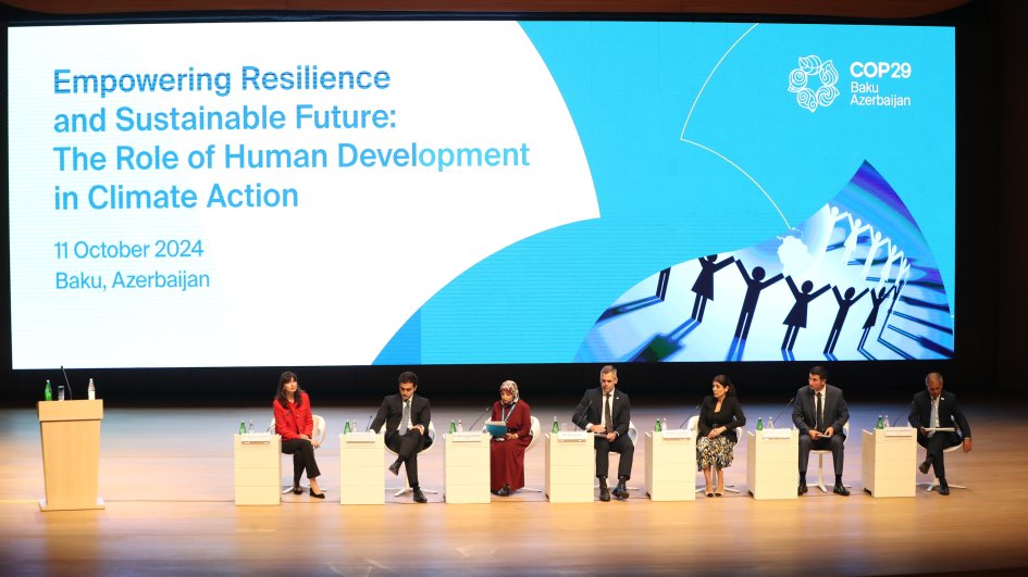 Bakıda Pre-COP29 çərçivəsində iqlim fəaliyyətində insan inkişafının rolu üzrə mühüm tədbir keçirilib