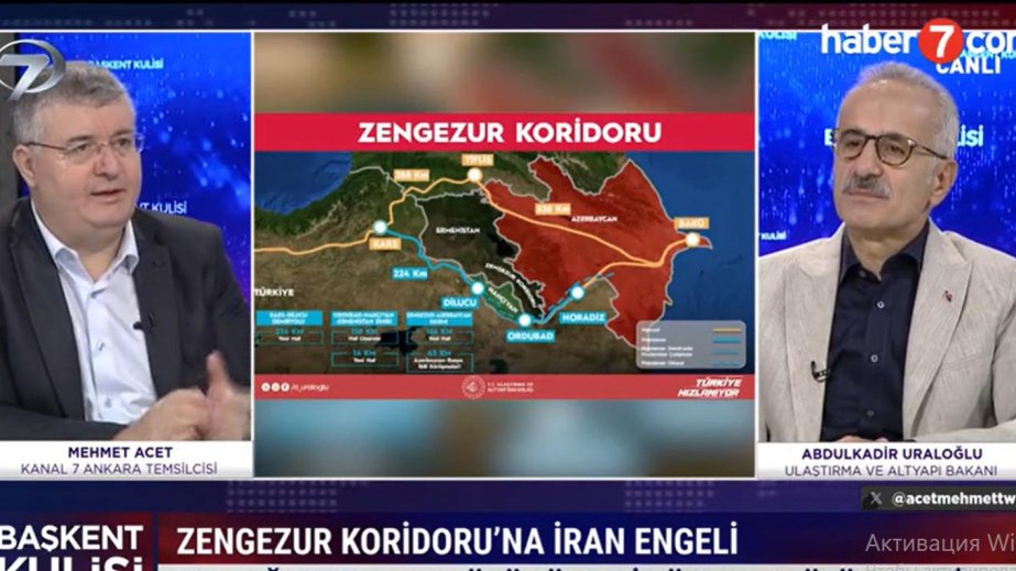 Türkiyənin nəqliyyat naziri: Azərbaycanla nəqliyyat dəhlizinin açılması zaman məsələsidir