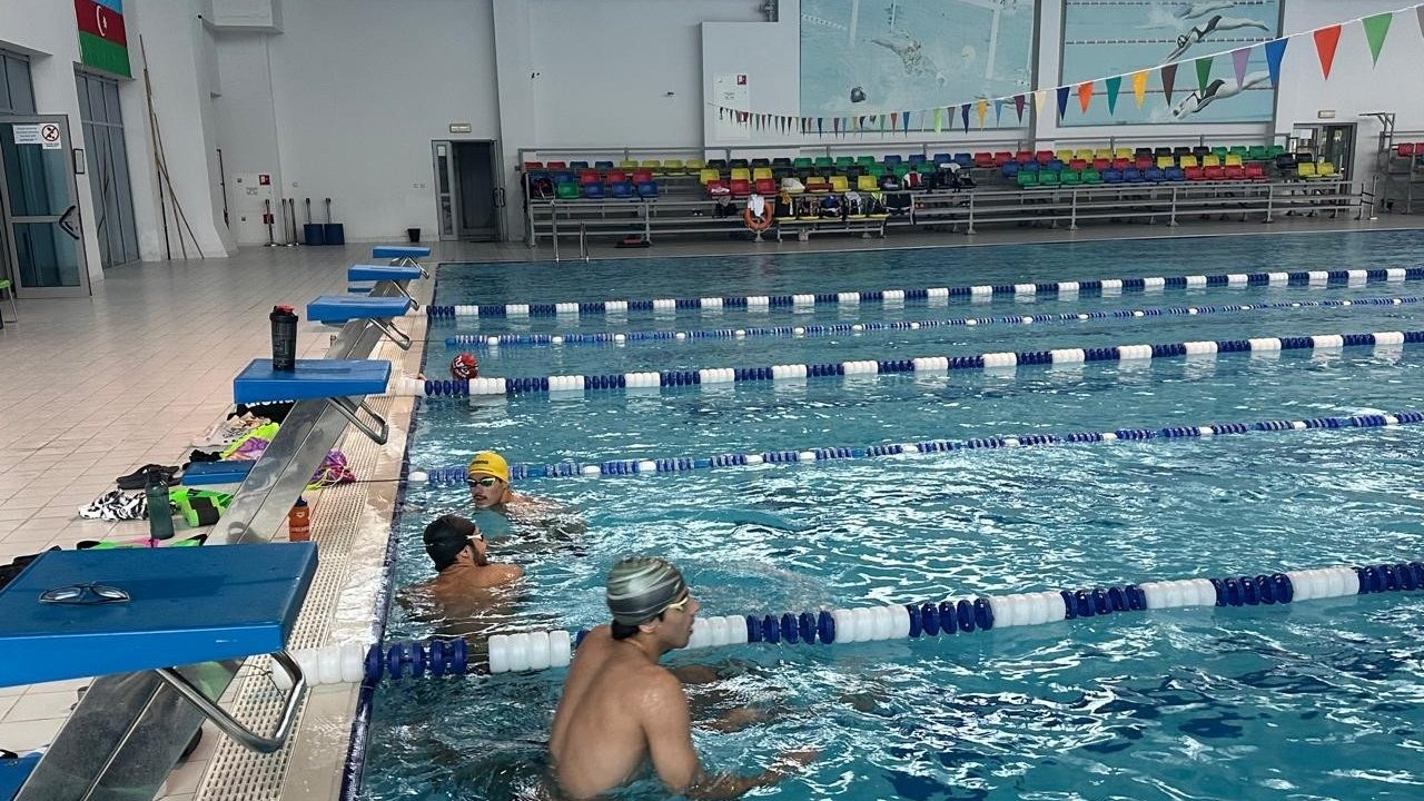 İDMAN:Üzgüçülərimiz Mingəçevirdə hazırlıqda