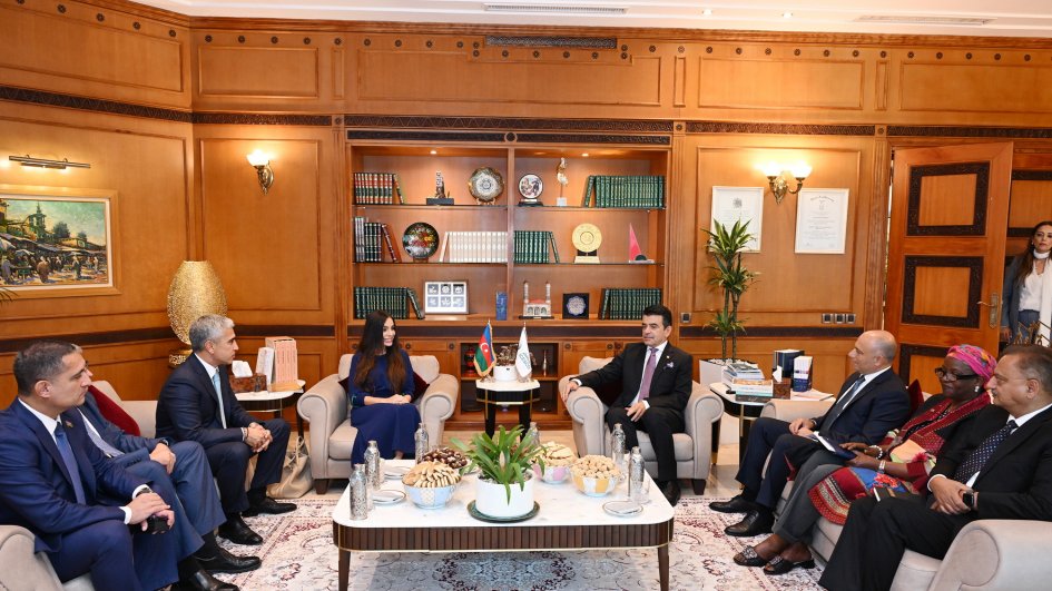 Heydər Əliyev Fondunun vitse-prezidenti Leyla Əliyeva ICESCO-nun qərargahında olub