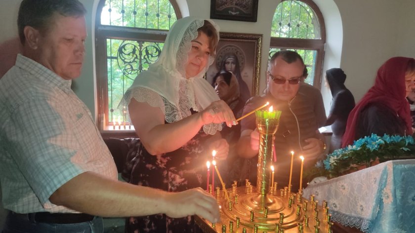 Lənkərandakı pravoslav məbədində Müqəddəs taxt-tac bayramı günü qeyd olunub