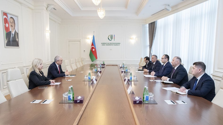 Kənd Təsərrüfatı Nazirliyində Ege Universitetinin rəhbərliyi ilə görüş keçirilib